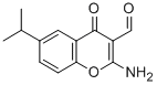 2-Amino-6-(1-methylethyl)-4-oxo-4H-1-benzopyran-3-carboxaldehyde